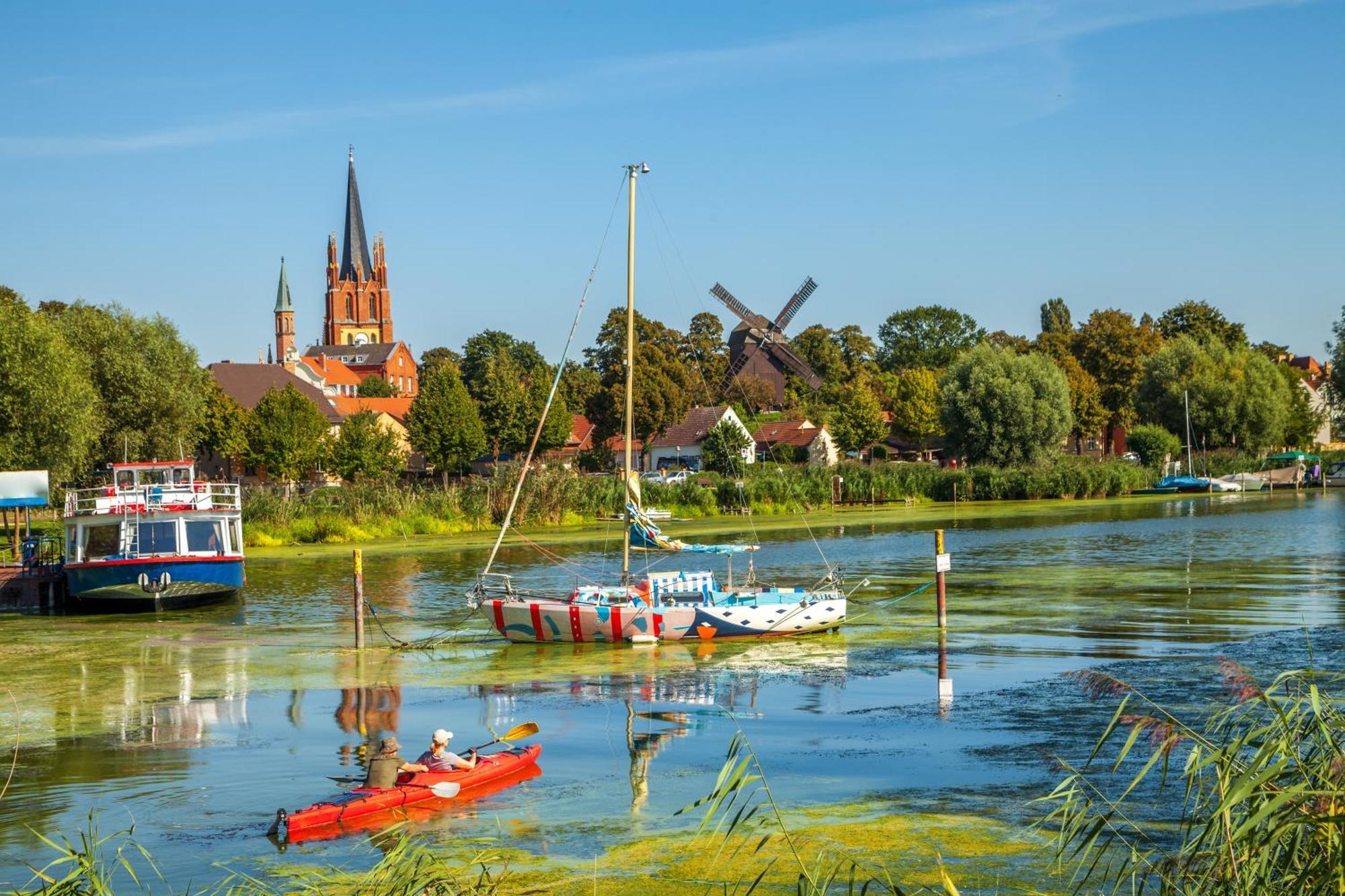 Stilvolle Ferien-Geschaeftswohnung Brandenburger Seenlandschaft Werder  Dış mekan fotoğraf